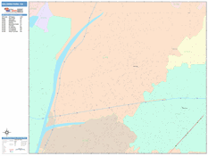 Baldwin Park Digital Map Color Cast Style